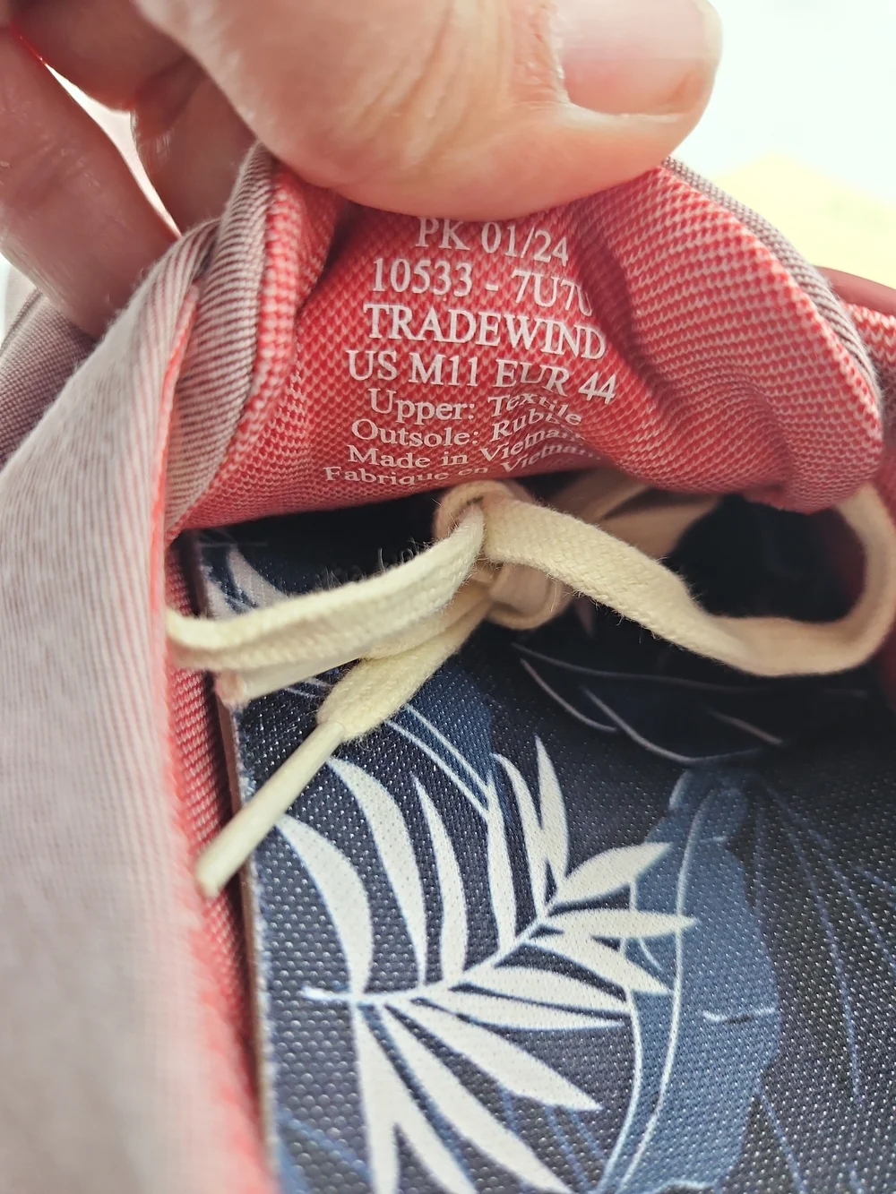 OluKai Red Low-Top Canvas Sneakers